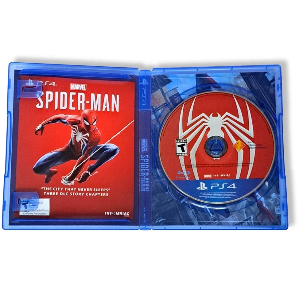 Sony Marvel Spider Man Game of the Year Edition PS4 Blue Action Adventure Video